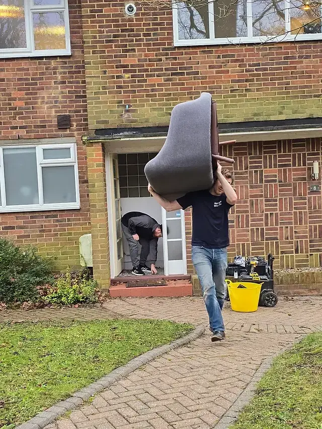 Careful furniture handling